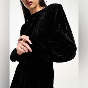 ASOS Design velvet mini dress